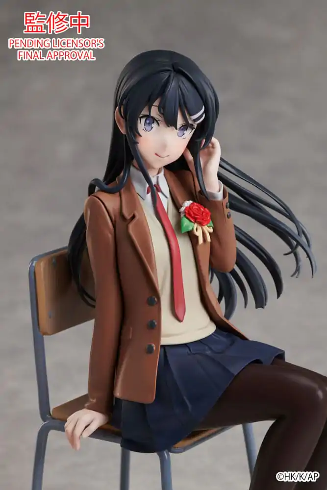 Rascal Does Not Dream of a Knapsack Kid Statue Mai Sakurajima Graduation Ver. 15 cm product photo