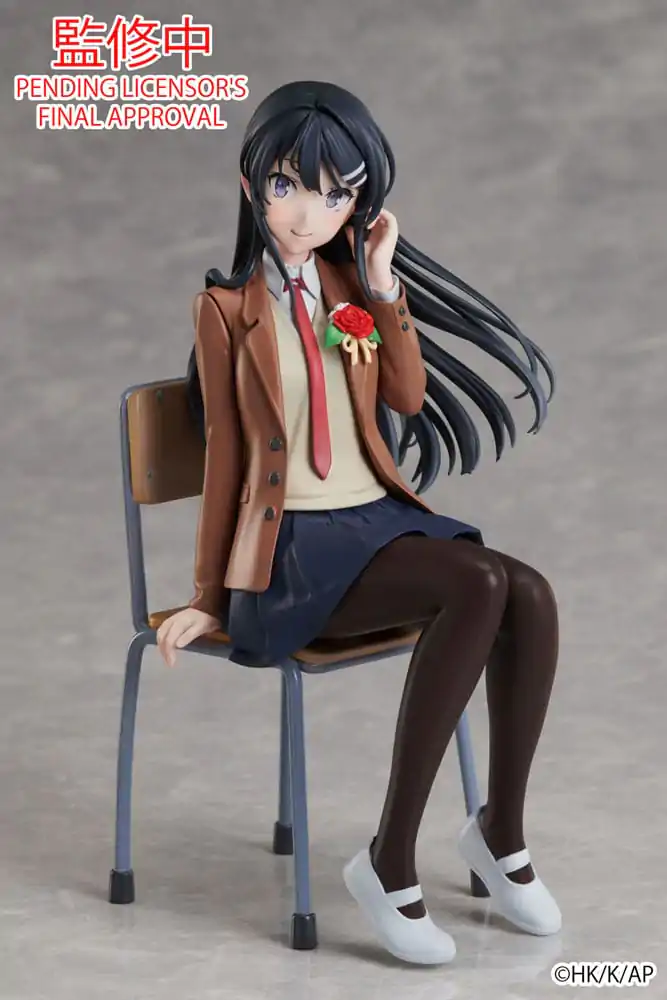 Rascal Does Not Dream of a Knapsack Kid Statue Mai Sakurajima Graduation Ver. 15 cm product photo