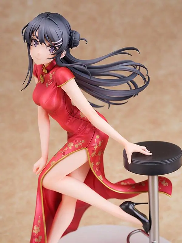 Rascal Does Not Dream of Bunny Girl Senpai Statue 1/7 Mai Sakurajima Chinese Dress Ver. 22 cm product photo