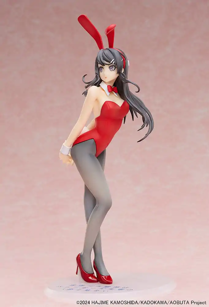 Rascal Does Not Dream of Bunny Girl Senpai Statue 1/7 Mai Sakurajima Red Bunny Girl Ver. 27 cm product photo
