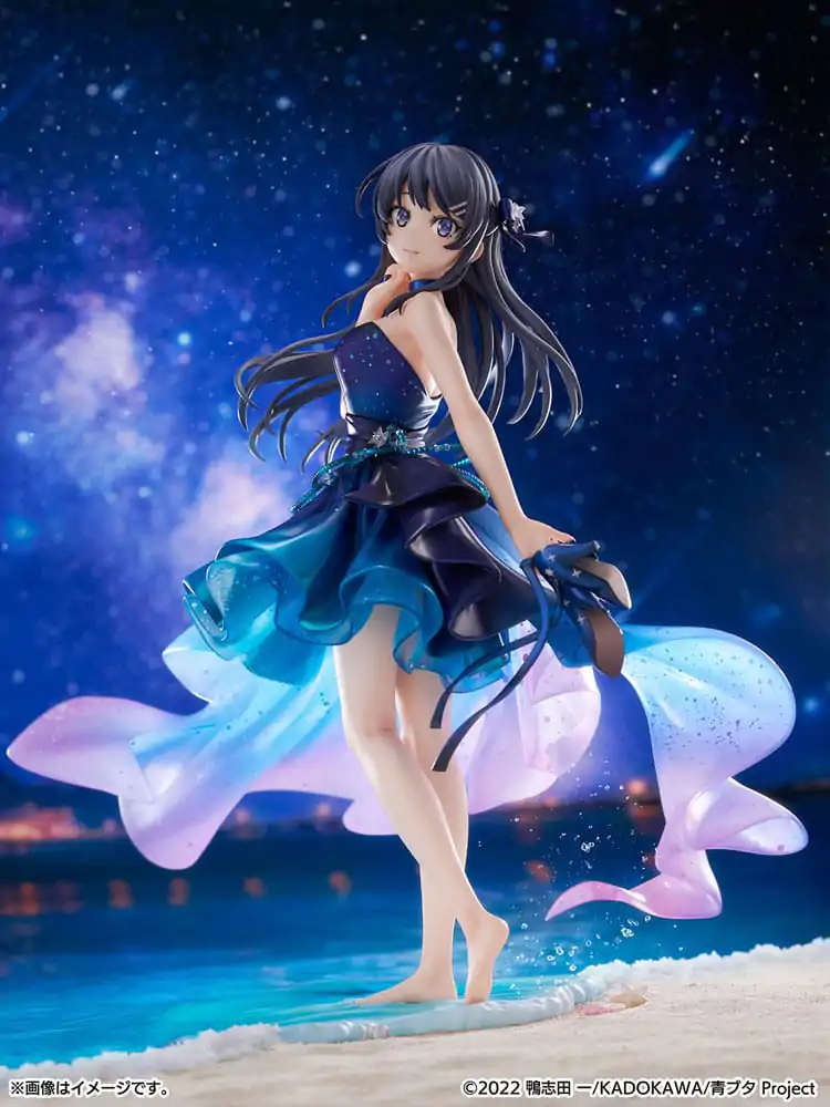 Rascal Does Not Dream of Bunny Girl Senpai PVC Statue 1/7 Mai Sakurajima Starry night sky Ver. 25 cm product photo