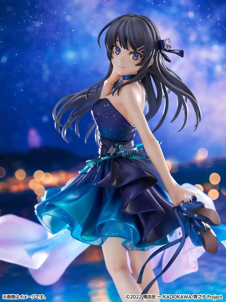 Rascal Does Not Dream of Bunny Girl Senpai PVC Statue 1/7 Mai Sakurajima Starry night sky Ver. 25 cm product photo