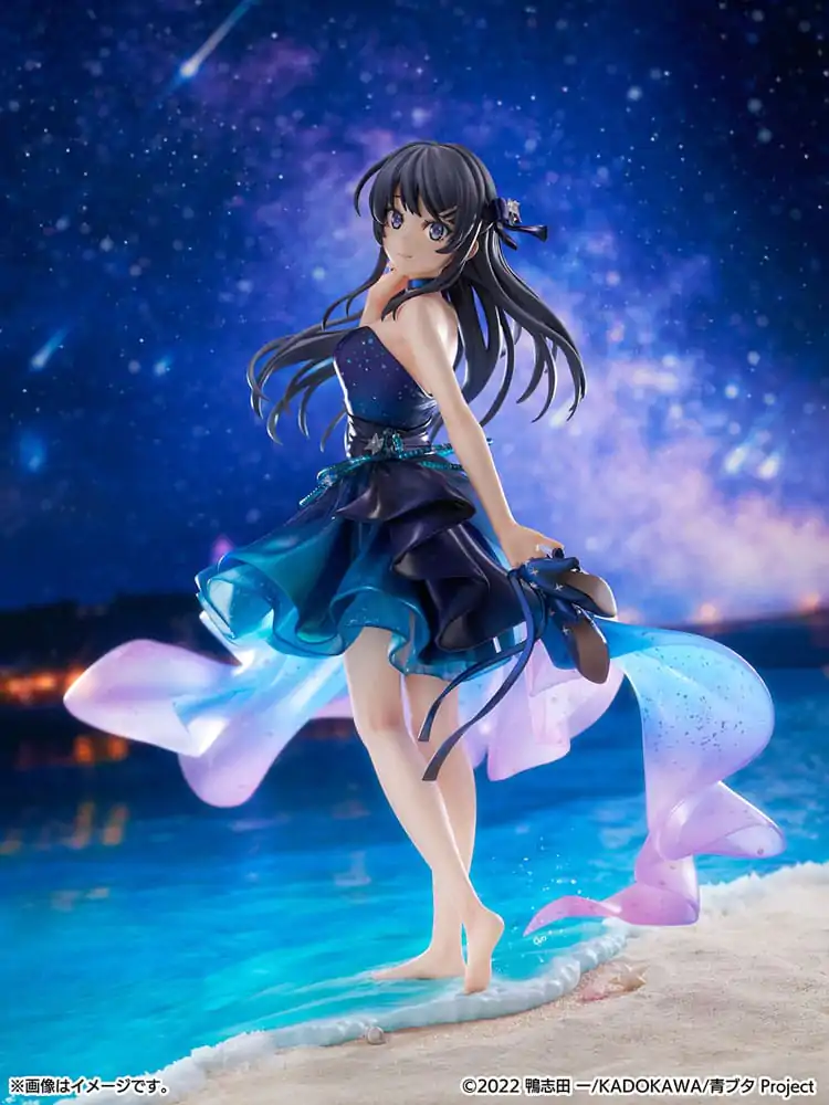 Rascal Does Not Dream of Bunny Girl Senpai PVC Statue 1/7 Mai Sakurajima Starry night sky Ver. 25 cm product photo