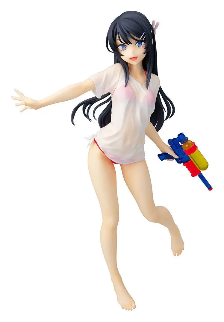 Rascal Does Not Dream of Bunny Girl Senpai Statue 1/7 Mai Sakurajima Water Gun Date Ver. 23 cm product photo