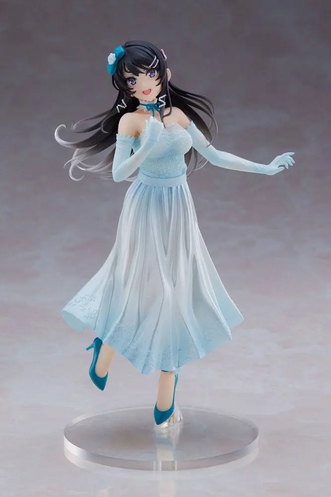 Rascal Does Not Dream of Bunny Girl Senpai Coreful PVC Statue Mai Sakurajima Party Dress Ver. 20 cm product photo