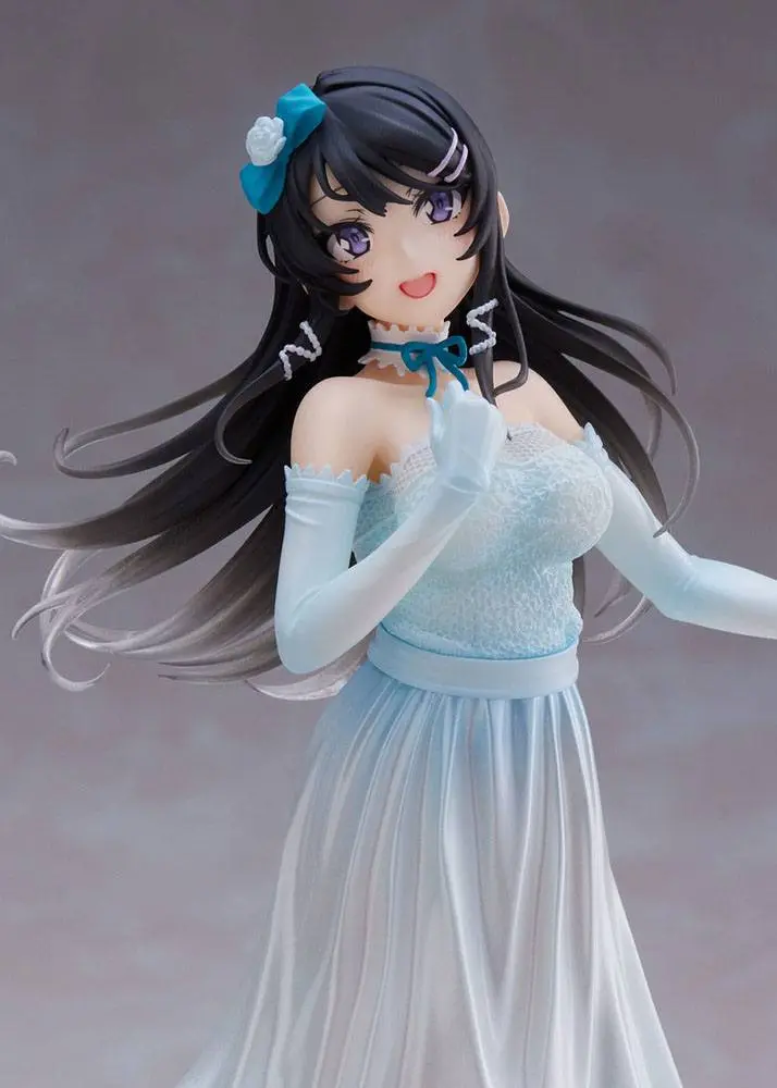 Rascal Does Not Dream of Bunny Girl Senpai Coreful PVC Statue Mai Sakurajima Party Dress Ver. 20 cm product photo