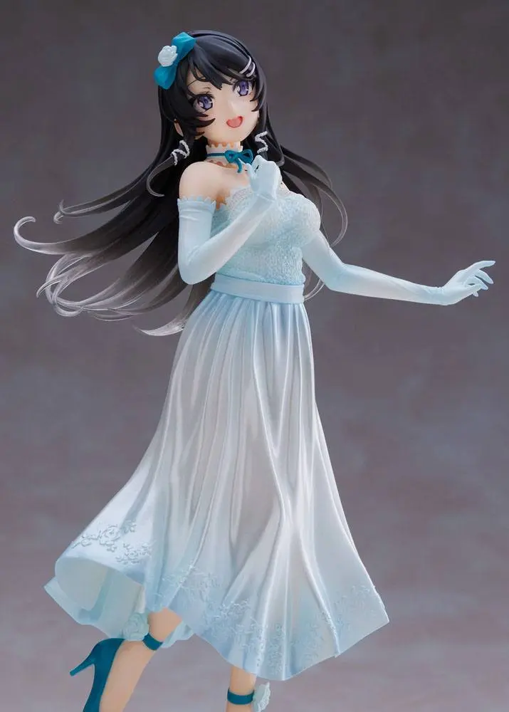 Rascal Does Not Dream of Bunny Girl Senpai Coreful PVC Statue Mai Sakurajima Party Dress Ver. 20 cm product photo