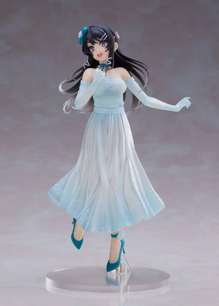 Rascal Does Not Dream of Bunny Girl Senpai Coreful PVC Statue Mai Sakurajima Party Dress Ver. 20 cm product photo