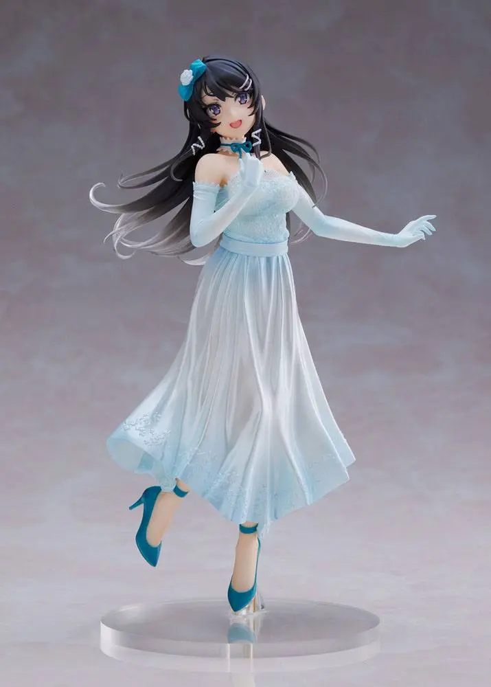 Rascal Does Not Dream of Bunny Girl Senpai Coreful PVC Statue Mai Sakurajima Party Dress Ver. 20 cm product photo