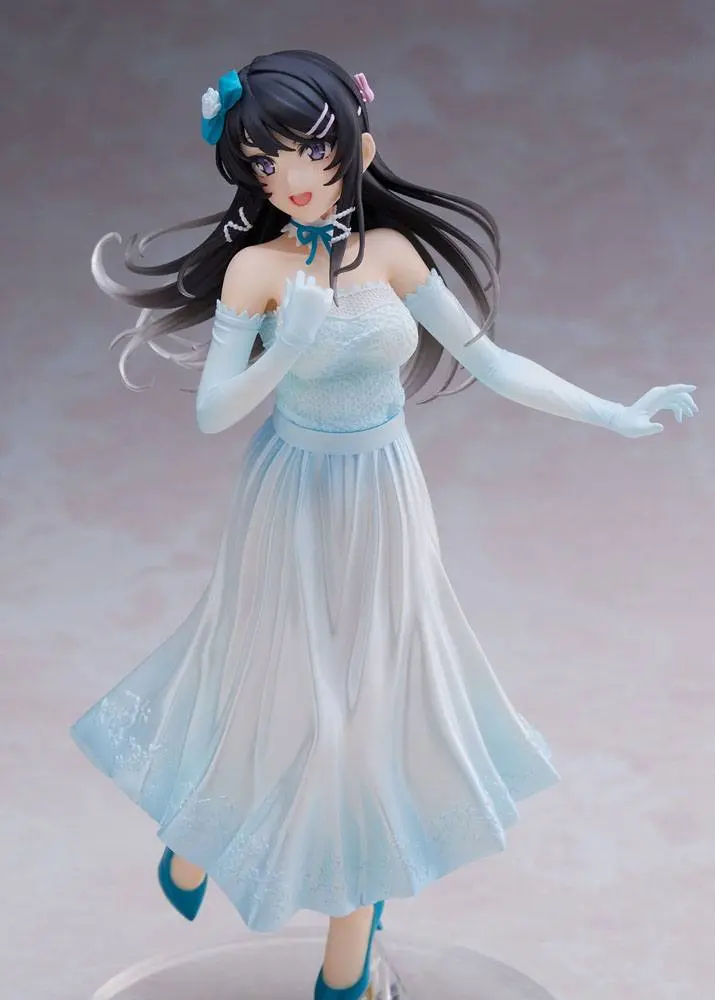Rascal Does Not Dream of Bunny Girl Senpai Coreful PVC Statue Mai Sakurajima Party Dress Ver. 20 cm product photo