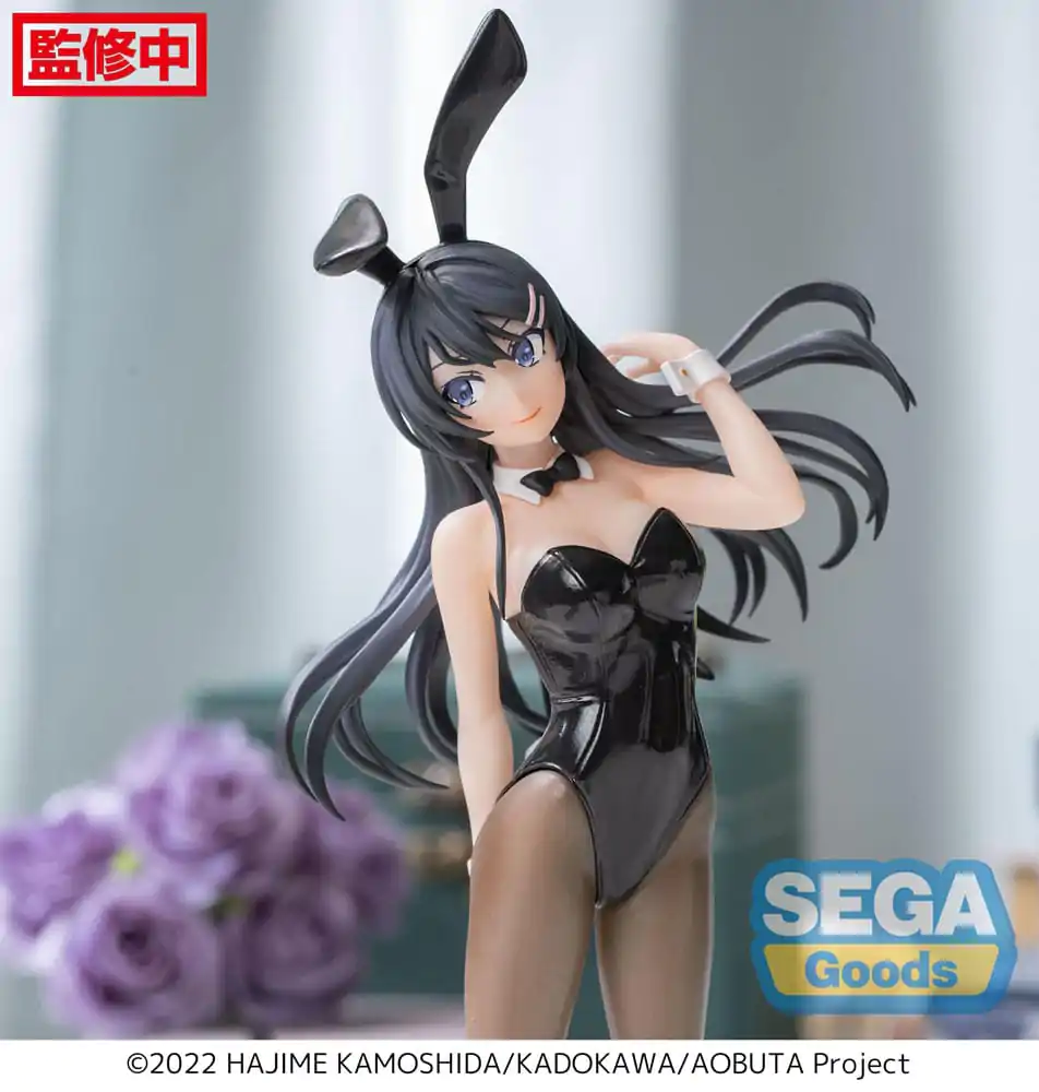 Rascal Does Not Dream of Bunny Girl Senpai PVC Statue Desktop x Decorate Collections Mai Sakurajima 17 cm product photo