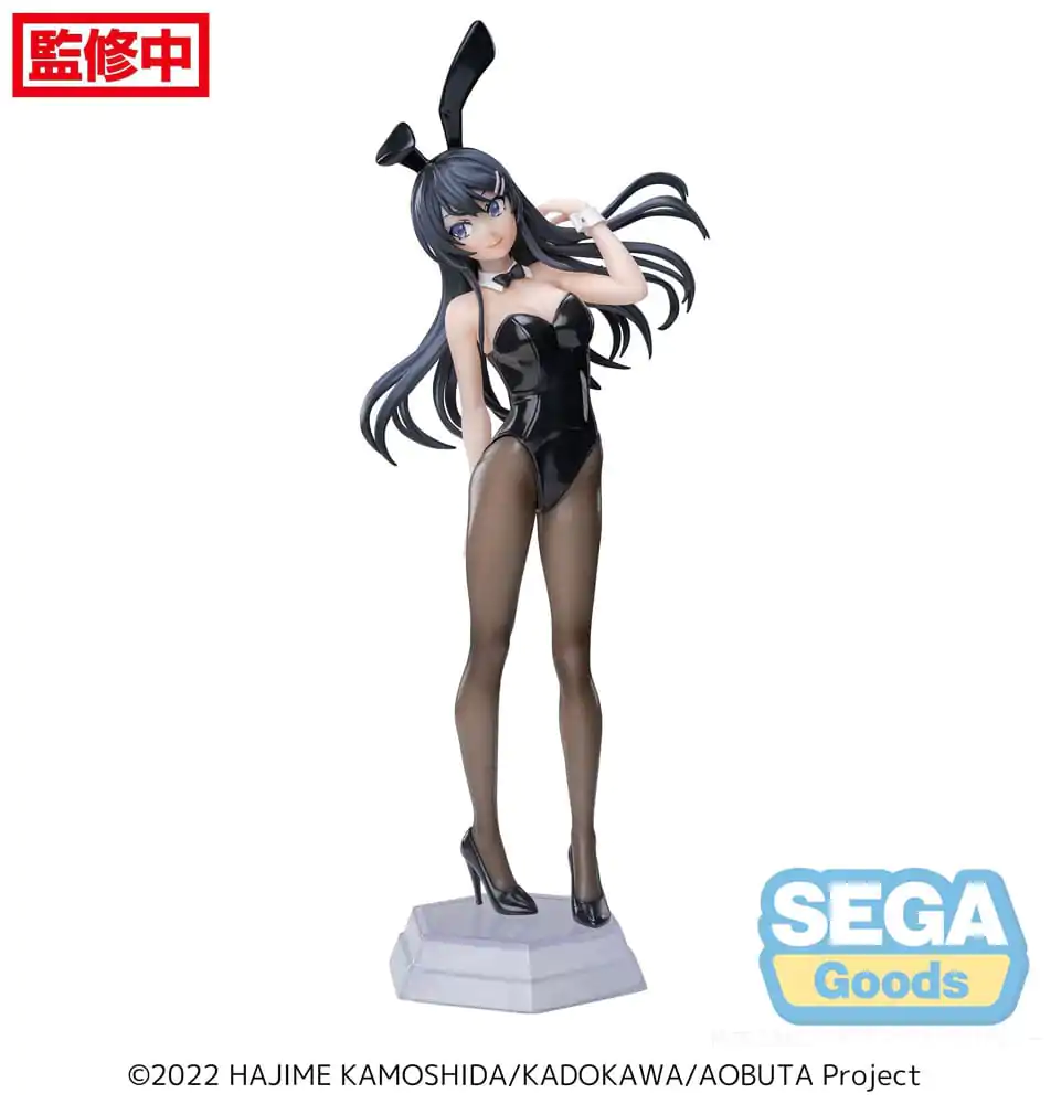 Rascal Does Not Dream of Bunny Girl Senpai PVC Statue Desktop x Decorate Collections Mai Sakurajima 17 cm product photo