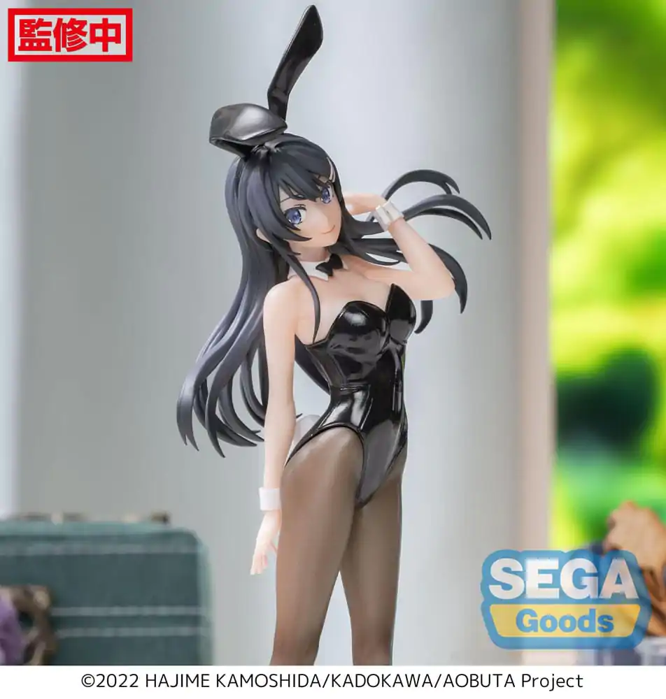 Rascal Does Not Dream of Bunny Girl Senpai PVC Statue Desktop x Decorate Collections Mai Sakurajima 17 cm product photo