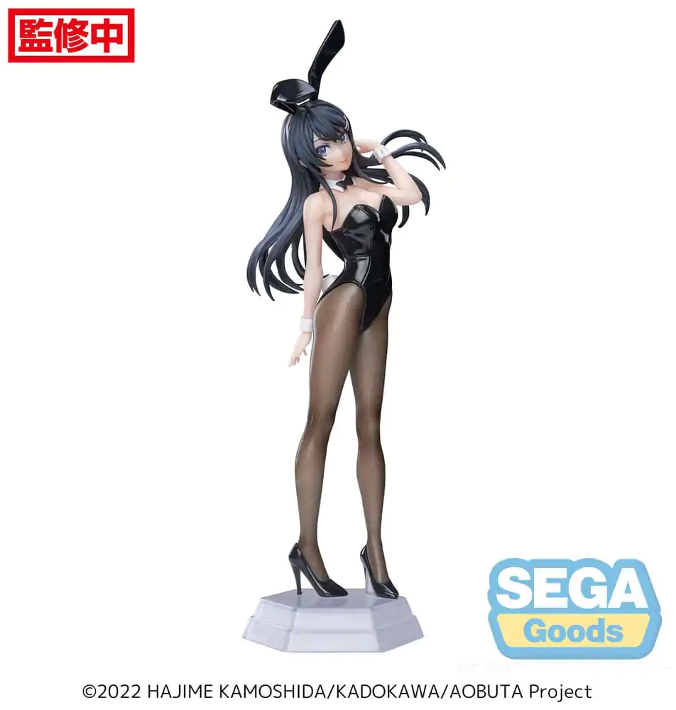 Rascal Does Not Dream of Bunny Girl Senpai PVC Statue Desktop x Decorate Collections Mai Sakurajima 17 cm product photo