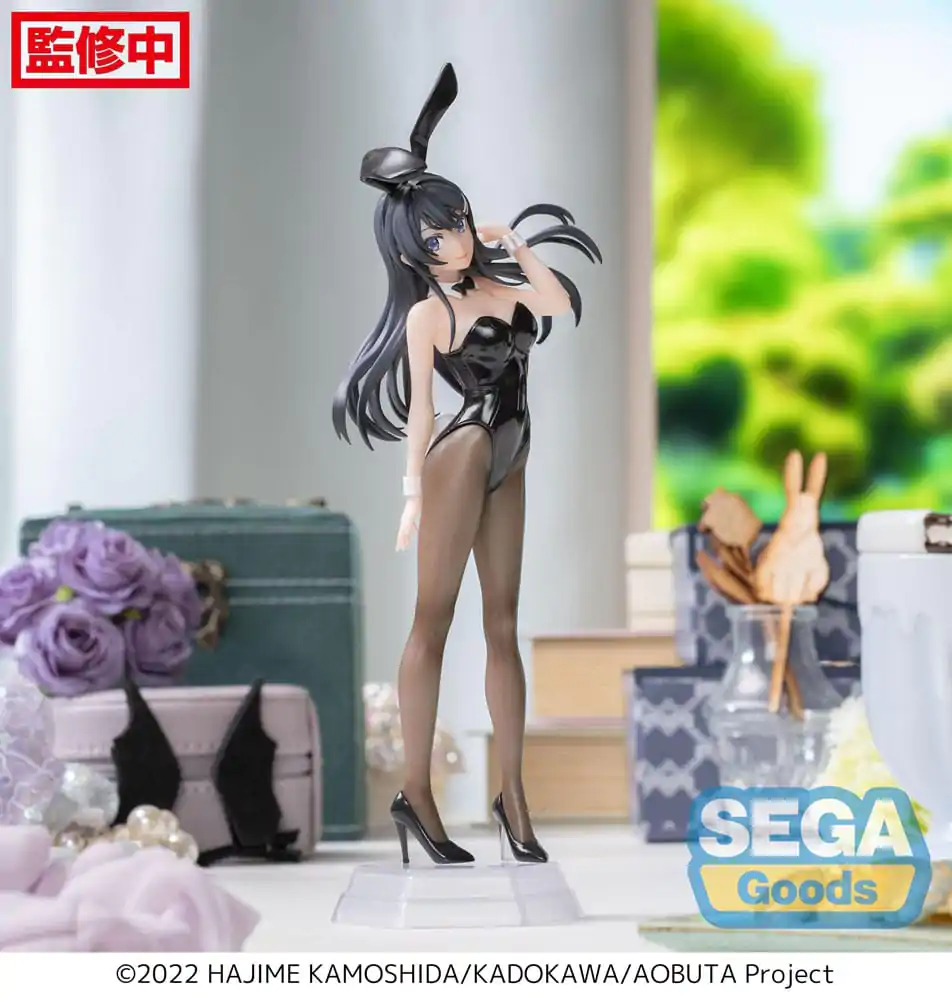 Rascal Does Not Dream of Bunny Girl Senpai PVC Statue Desktop x Decorate Collections Mai Sakurajima 17 cm product photo