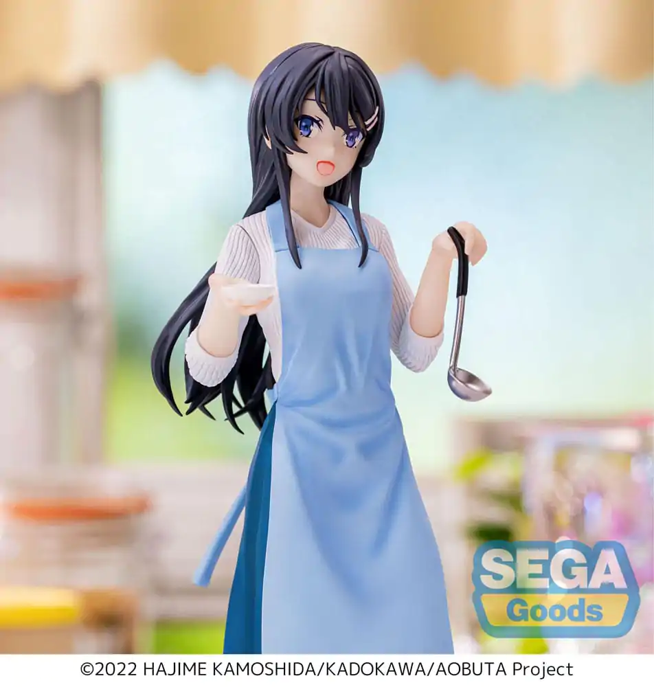 Rascal Does Not Dream of Bunny Girl Senpai Luminasta PVC Statue Mai Sakurajima Apron 14 cm product photo