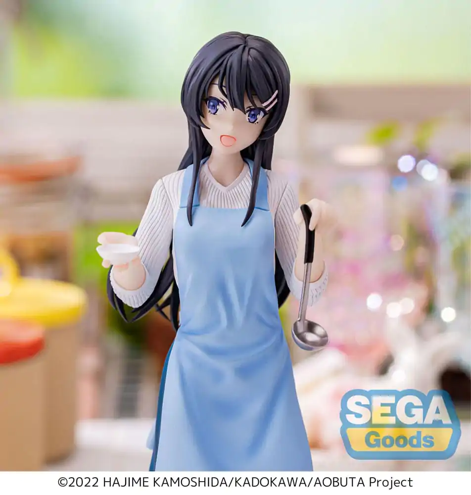 Rascal Does Not Dream of Bunny Girl Senpai Luminasta PVC Statue Mai Sakurajima Apron 14 cm product photo