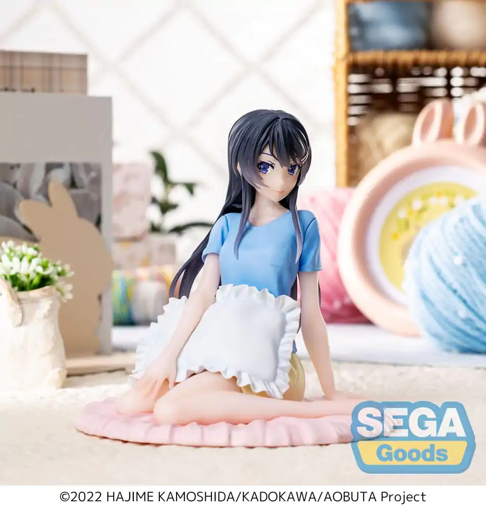 Rascal Does Not Dream of Bunny Girl Senpai Luminasta PVC Statue Mai Sakurajima Pajamas 14 cm product photo