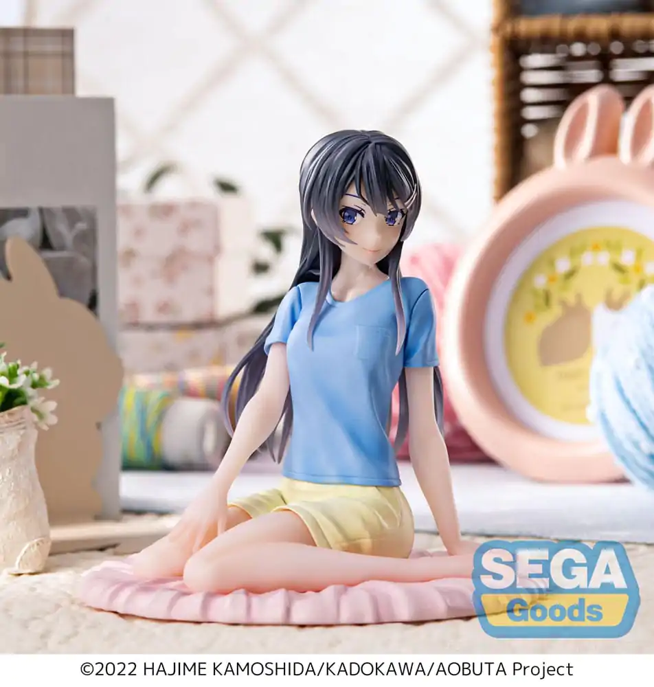 Rascal Does Not Dream of Bunny Girl Senpai Luminasta PVC Statue Mai Sakurajima Pajamas 14 cm product photo