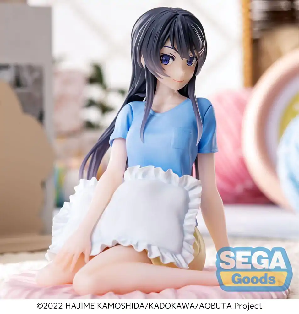 Rascal Does Not Dream of Bunny Girl Senpai Luminasta PVC Statue Mai Sakurajima Pajamas 14 cm product photo