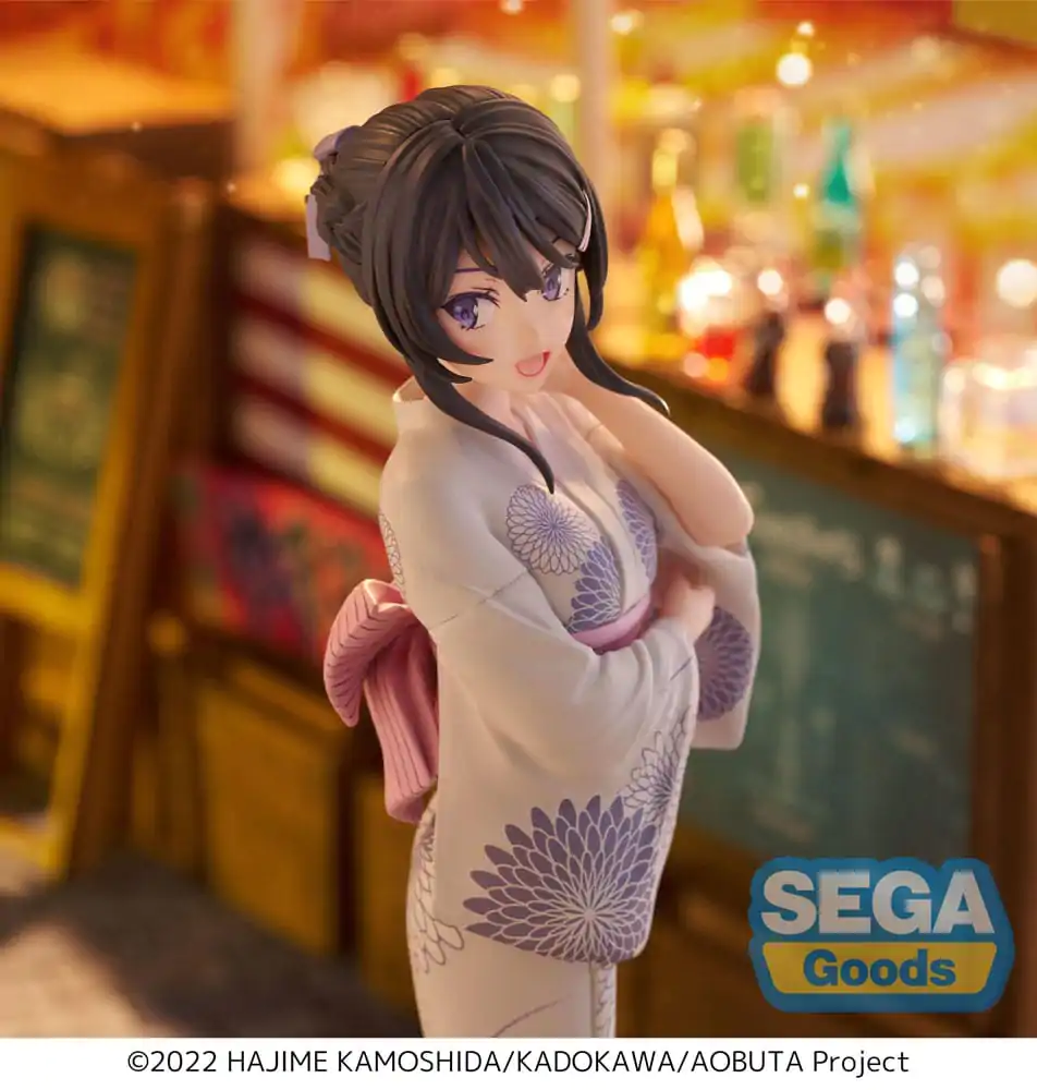 Rascal Does Not Dream of Bunny Girl Senpai Luminasta PVC Statue Mai Sakurajima Yukata 22 cm product photo