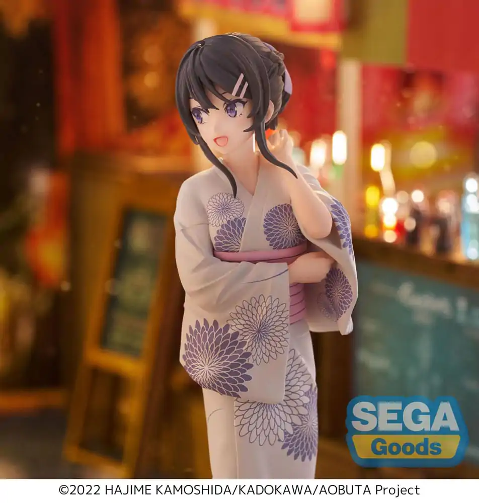 Rascal Does Not Dream of Bunny Girl Senpai Luminasta PVC Statue Mai Sakurajima Yukata 22 cm product photo