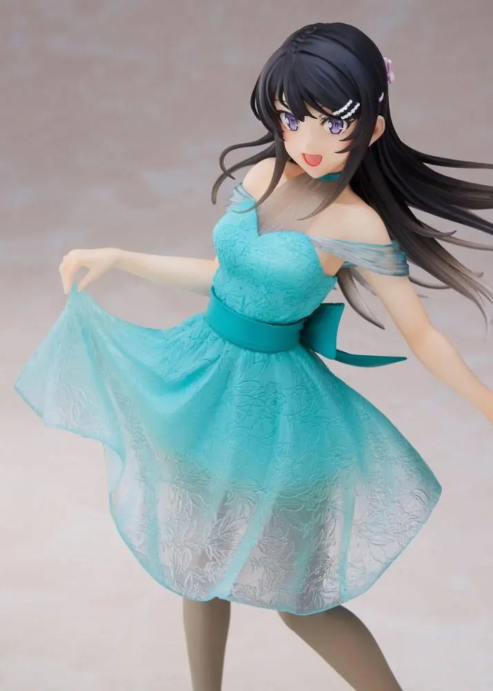 Rascal Does Not Dream of Bunny Girl Senpai PVC Statue Mai Sakurajima Clear Dress Ver. 20 cm product photo