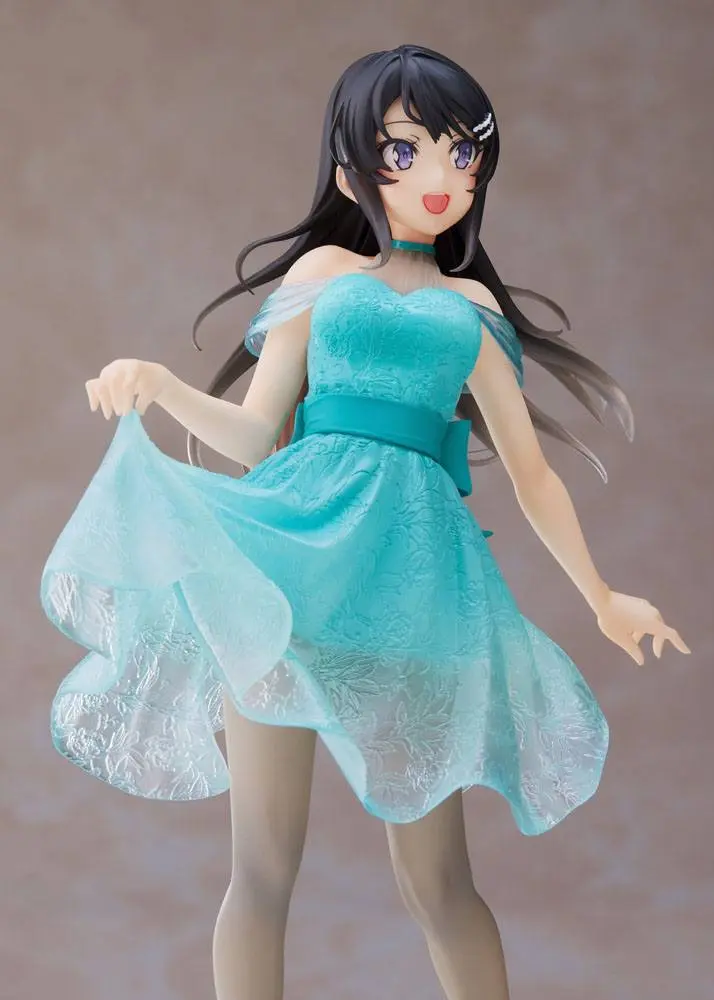 Rascal Does Not Dream of Bunny Girl Senpai PVC Statue Mai Sakurajima Clear Dress Ver. 20 cm product photo