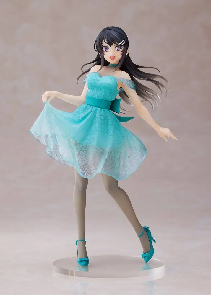 Rascal Does Not Dream of Bunny Girl Senpai PVC Statue Mai Sakurajima Clear Dress Ver. 20 cm product photo