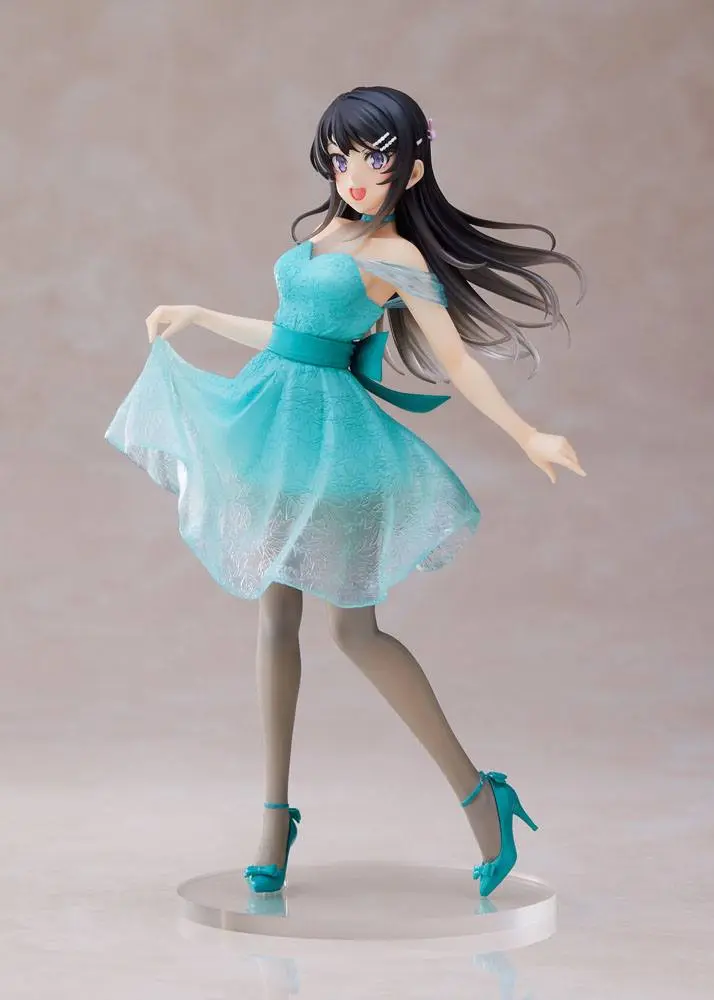 Rascal Does Not Dream of Bunny Girl Senpai PVC Statue Mai Sakurajima Clear Dress Ver. 20 cm product photo