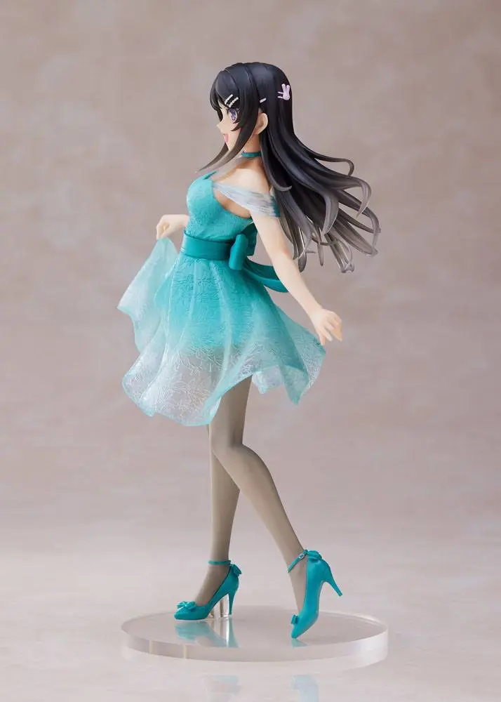 Rascal Does Not Dream of Bunny Girl Senpai PVC Statue Mai Sakurajima Clear Dress Ver. 20 cm product photo