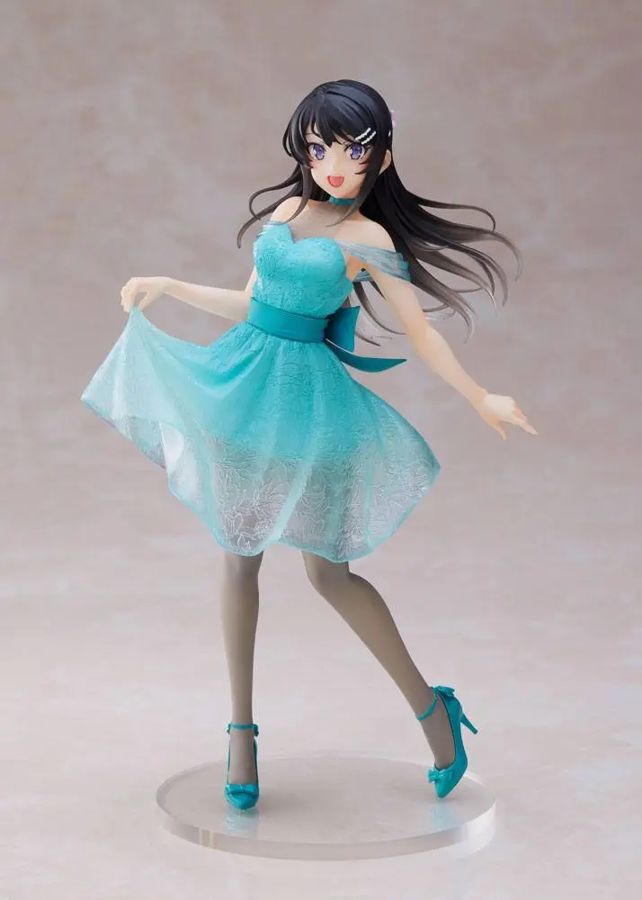 Rascal Does Not Dream of Bunny Girl Senpai PVC Statue Mai Sakurajima Clear Dress Ver. 20 cm product photo