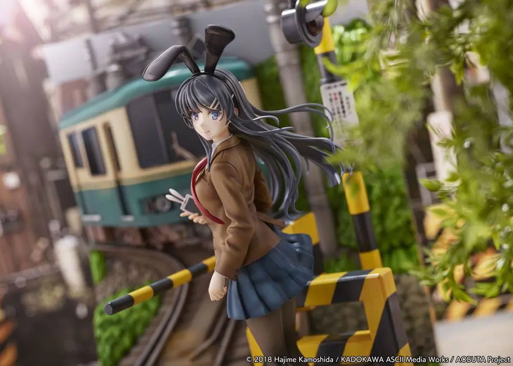 Rascal Does Not Dream of Bunny Girl Senpai PVC Statue Mai Sakurajima Enoden Ver. 29 cm product photo