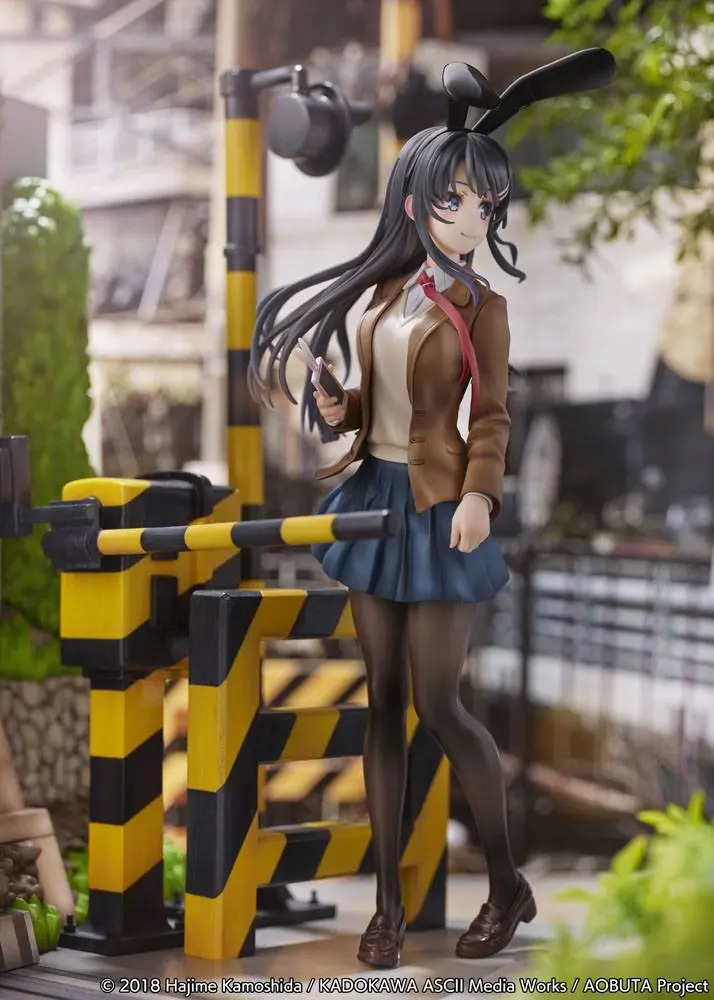 Rascal Does Not Dream of Bunny Girl Senpai PVC Statue Mai Sakurajima Enoden Ver. 29 cm product photo