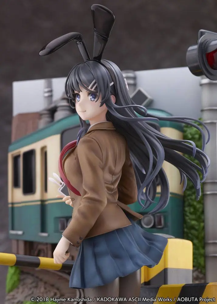 Rascal Does Not Dream of Bunny Girl Senpai PVC Statue Mai Sakurajima Enoden Ver. 29 cm product photo