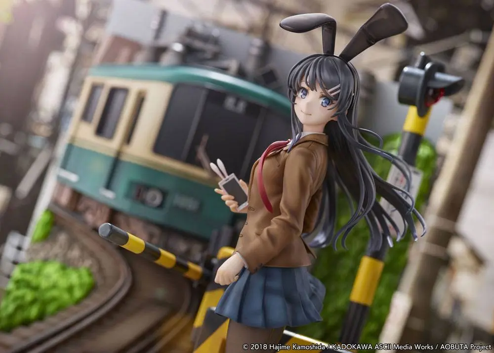 Rascal Does Not Dream of Bunny Girl Senpai PVC Statue Mai Sakurajima Enoden Ver. 29 cm product photo