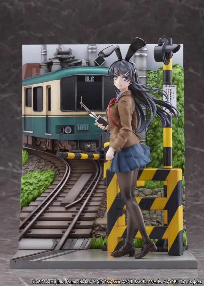 Rascal Does Not Dream of Bunny Girl Senpai PVC Statue Mai Sakurajima Enoden Ver. 29 cm product photo
