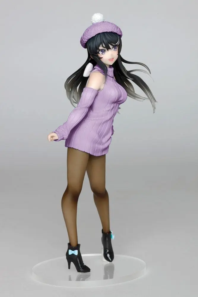 Rascal Does Not Dream of Bunny Girl Senpai Statue Mai Sakurajima Knit One-piece Ver. 23 cm termékfotó