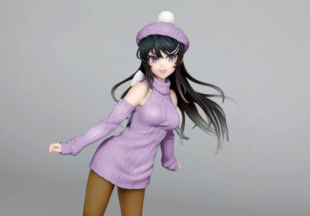 Rascal Does Not Dream of Bunny Girl Senpai Statue Mai Sakurajima Knit One-piece Ver. 23 cm termékfotó