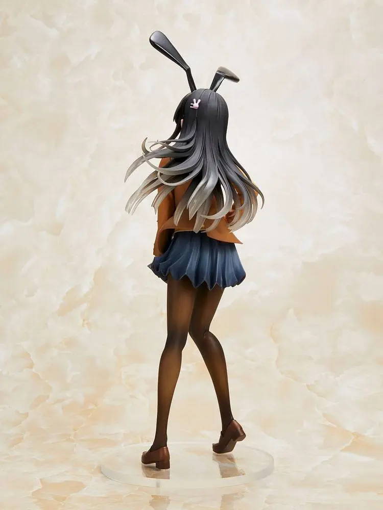 Rascal Does Not Dream of Bunny Girl Senpai Statue Mai Sakurajima Mai Uniform Bunny Ver. 23 cm product photo