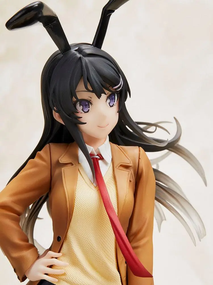 Rascal Does Not Dream of Bunny Girl Senpai Statue Mai Sakurajima Mai Uniform Bunny Ver. 23 cm product photo