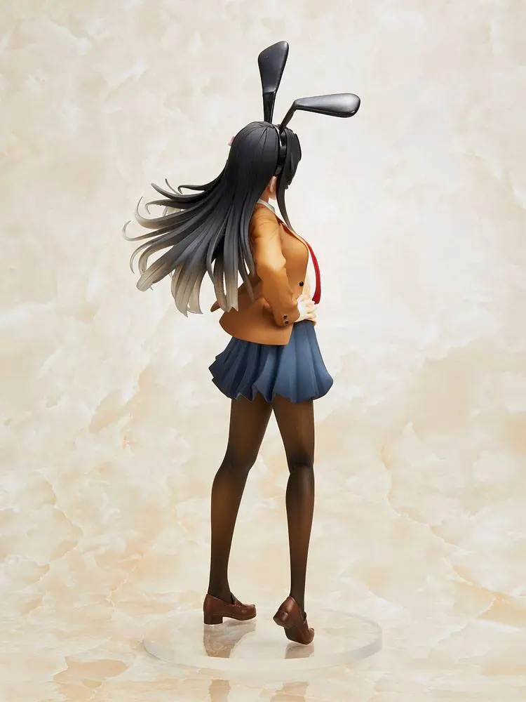 Rascal Does Not Dream of Bunny Girl Senpai Statue Mai Sakurajima Mai Uniform Bunny Ver. 23 cm product photo