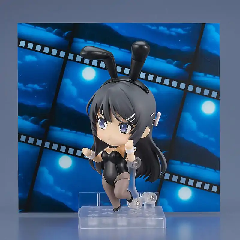 Rascal Does Not Dream of Bunny Girl Senpai Nendoroid Action Figure Mai Sakurajima: Bunny Girl Ver. 10 cm product photo