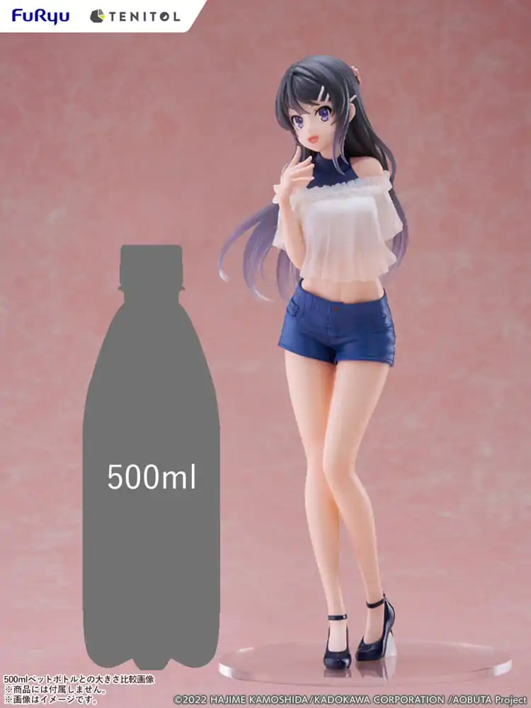 Rascal Does Not Dream of Bunny Girl Senpai Tenitol PVC Statue Mai Sakurajima 31 cm product photo