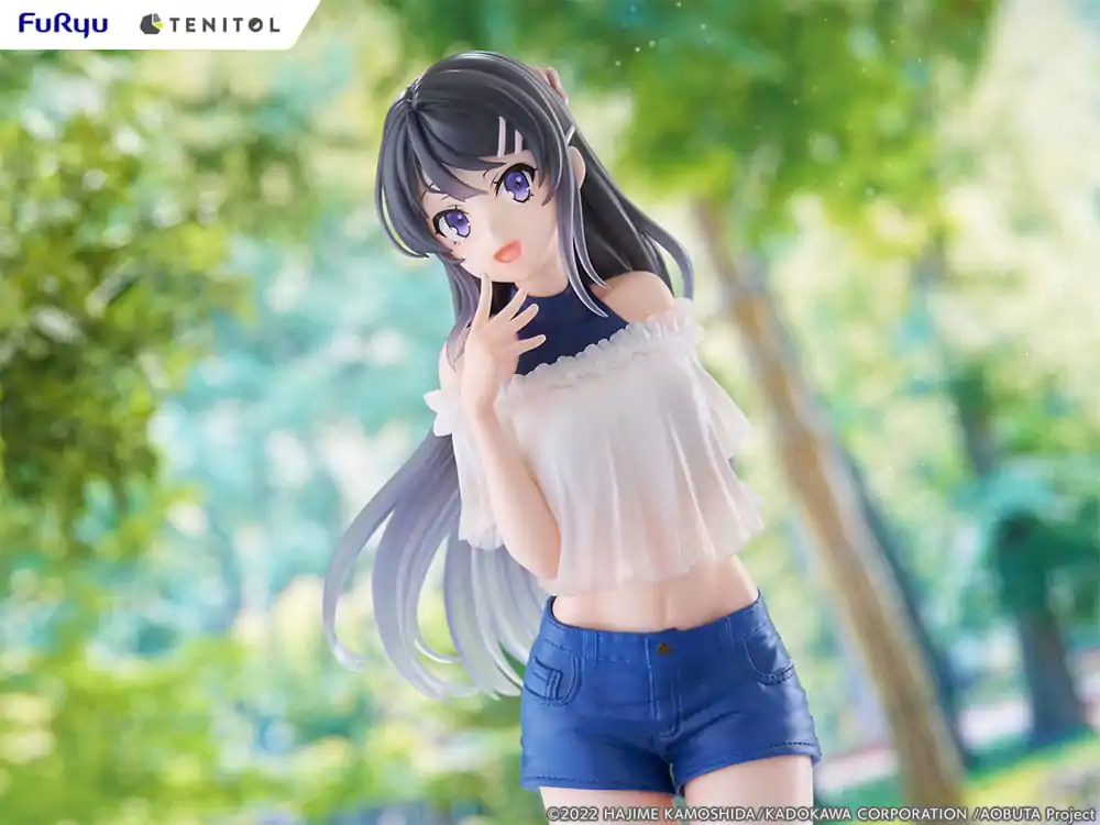 Rascal Does Not Dream of Bunny Girl Senpai Tenitol PVC Statue Mai Sakurajima 31 cm product photo