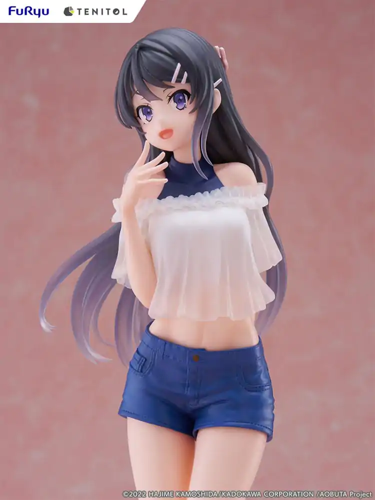 Rascal Does Not Dream of Bunny Girl Senpai Tenitol PVC Statue Mai Sakurajima 31 cm product photo