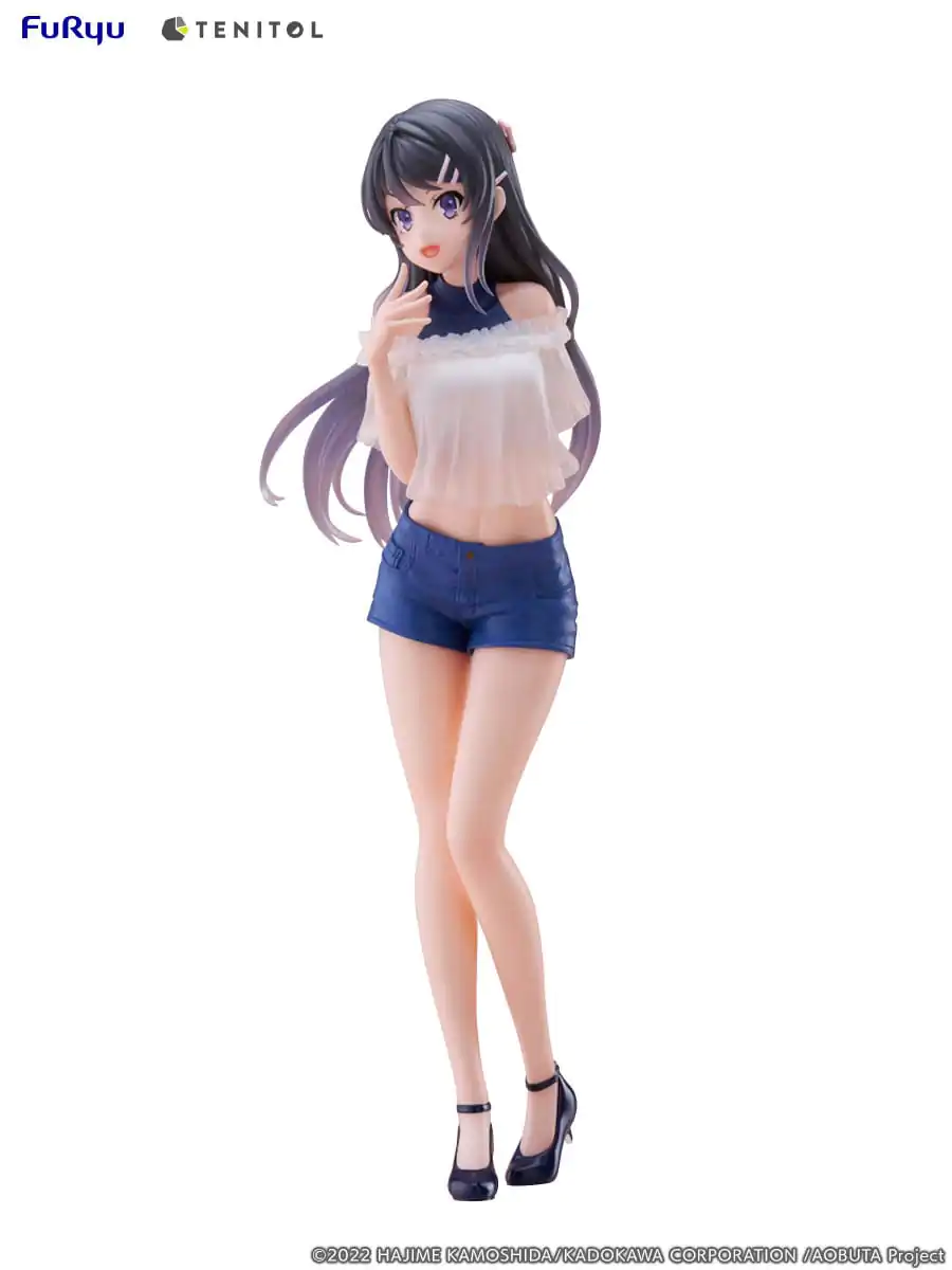 Rascal Does Not Dream of Bunny Girl Senpai Tenitol PVC Statue Mai Sakurajima 31 cm product photo