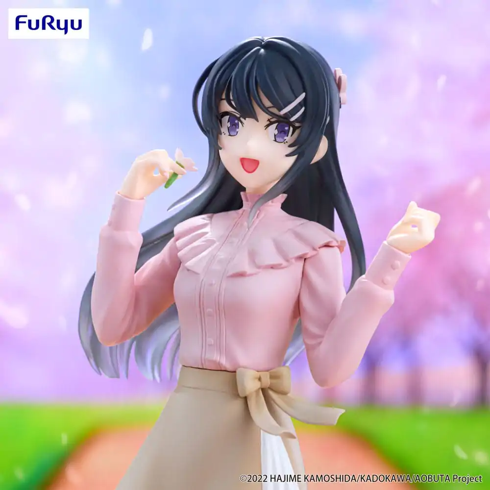 Rascal Does Not Dream of Bunny Girl Senpai Trio-Try-iT PVC Statue Mai Sakurajima Spring Outfit Ver. 21 cm product photo