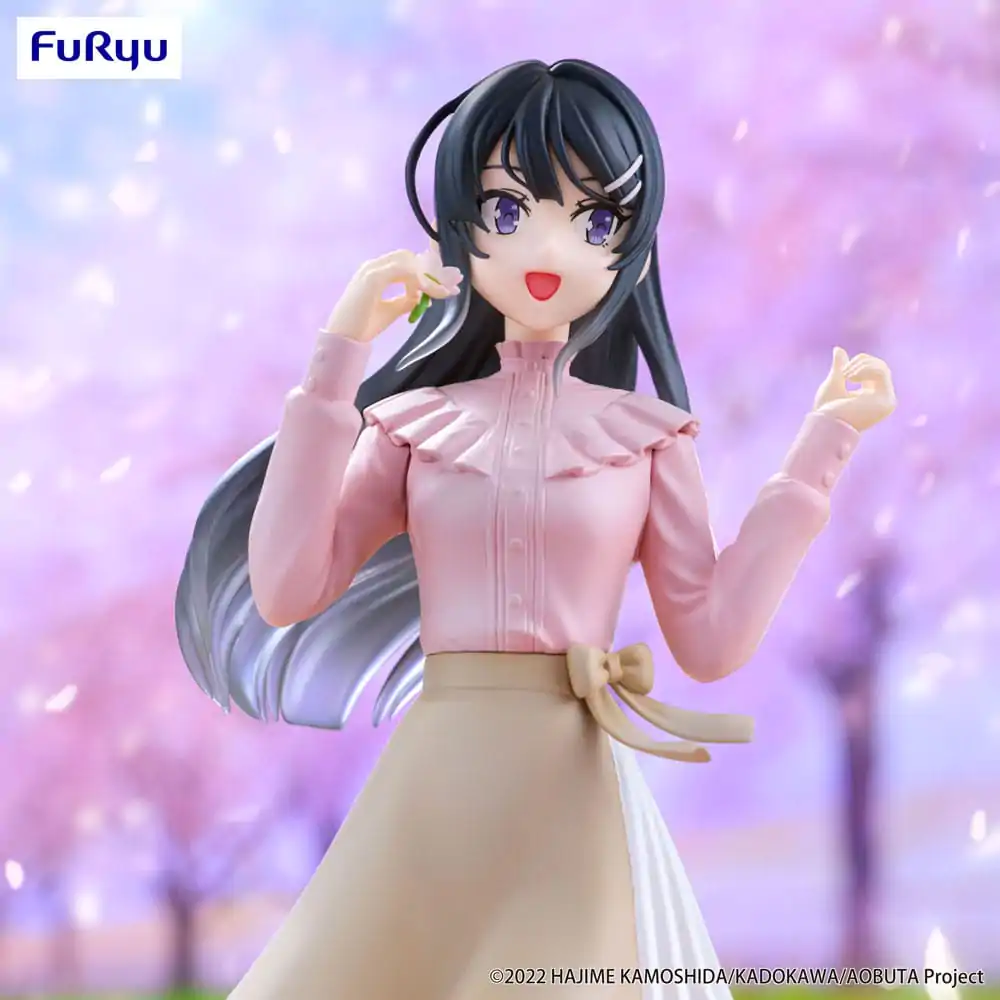 Rascal Does Not Dream of Bunny Girl Senpai Trio-Try-iT PVC Statue Mai Sakurajima Spring Outfit Ver. 21 cm product photo