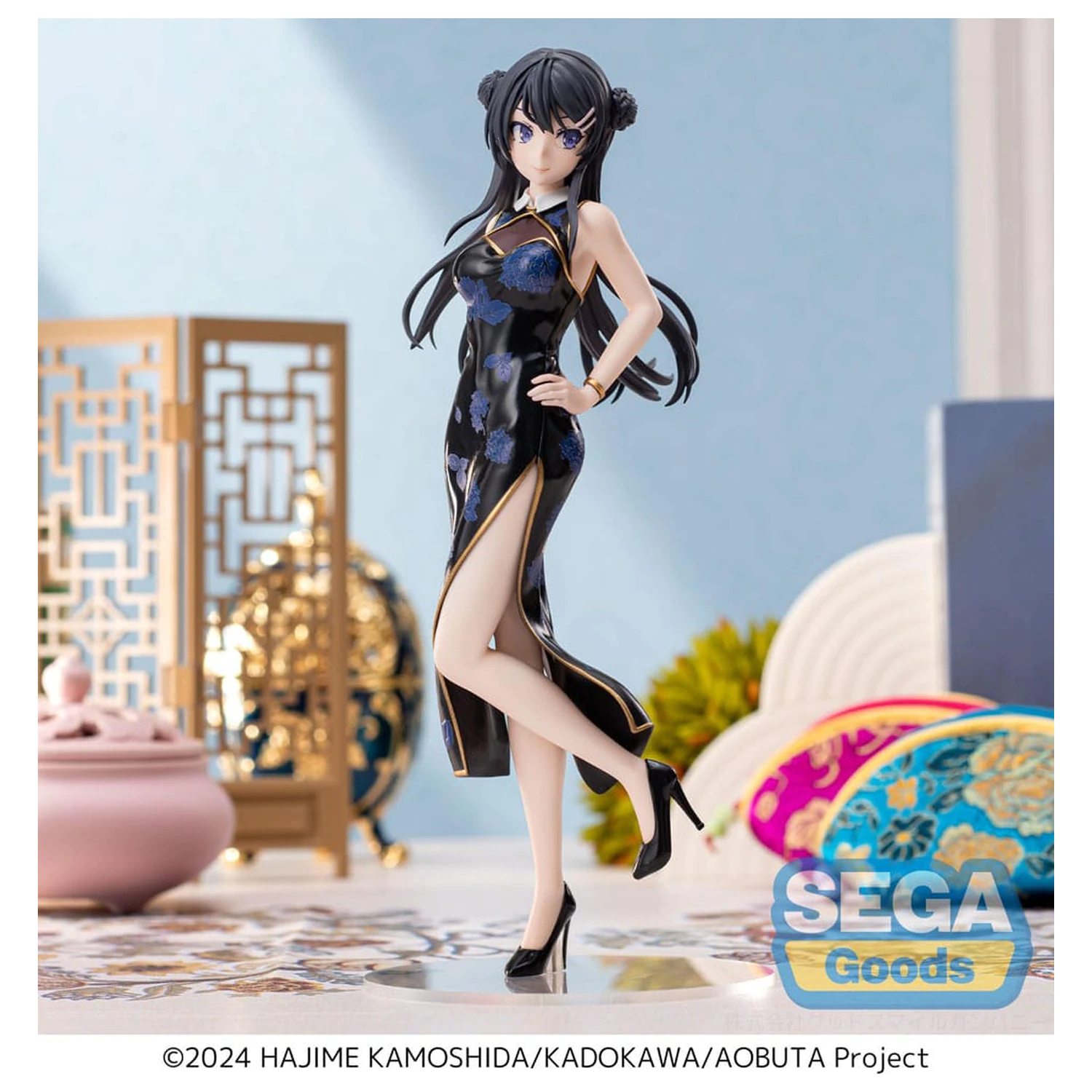 Rascal Does Not Dream Series XStellar PVC Statue Mai Sakurajima Chinese Dress 22 cm product photo